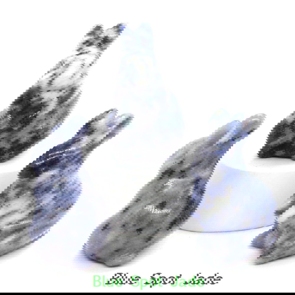 1.5" Elf Rabbit Natural Crystal Amethyst Quartz Agate Bunny Animal Craft Figurines Stone Carving Healing Reiki Home Decor Gift - forbiddengemstones.com