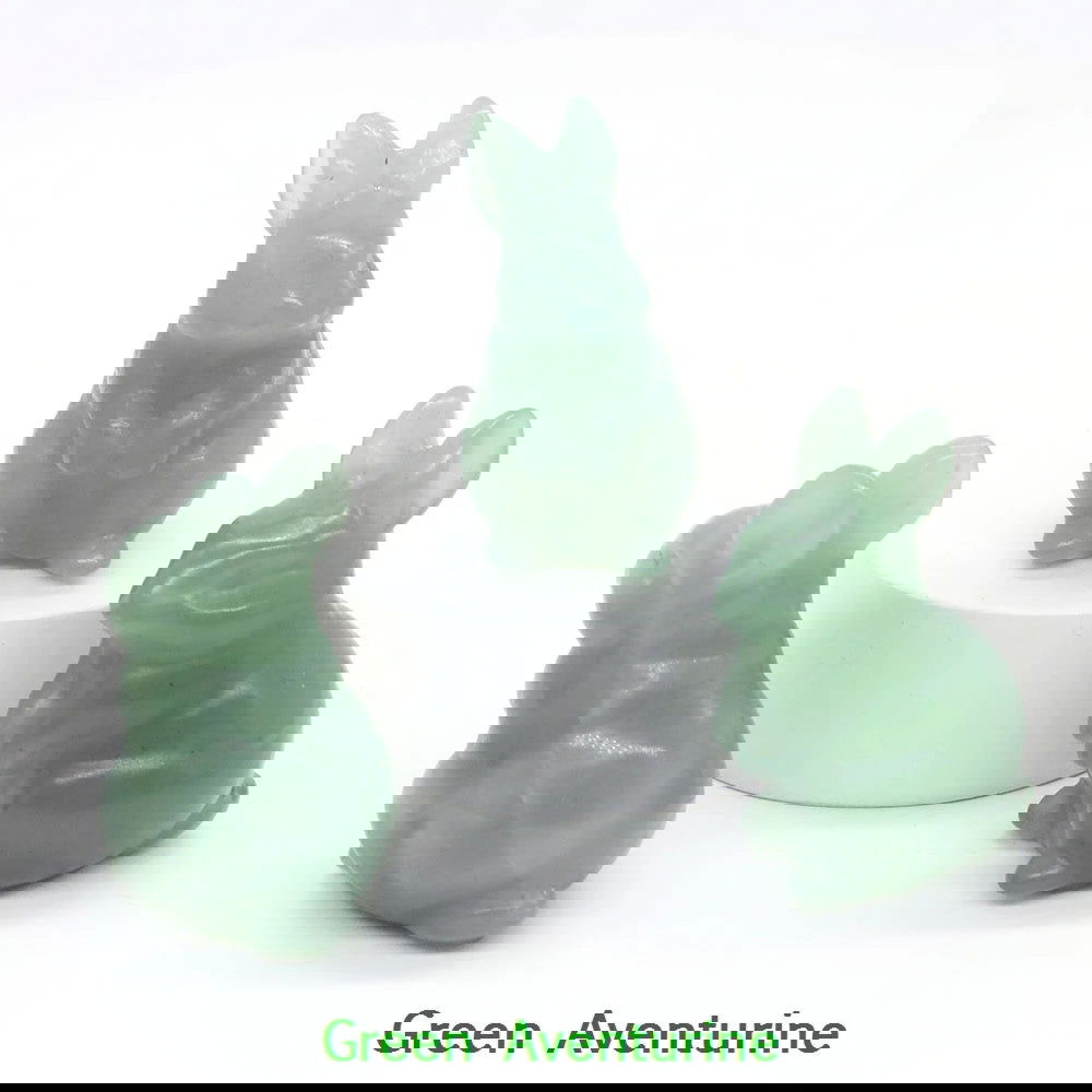 1.5" Elf Rabbit Natural Crystal Amethyst Quartz Agate Bunny Animal Craft Figurines Stone Carving Healing Reiki Home Decor Gift - forbiddengemstones.com