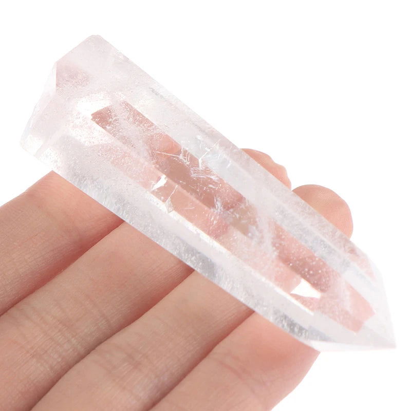 1Pc Clear Quartz Crystal Point Natural Wand Specimen Reiki Healing Stone - forbiddengemstones.com