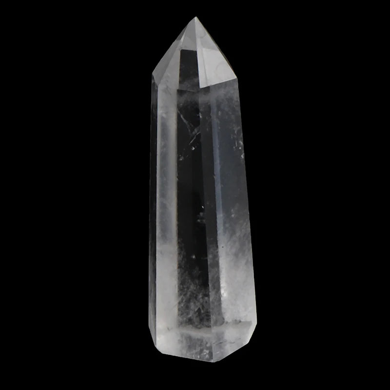 1Pc Clear Quartz Crystal Point Natural Wand Specimen Reiki Healing Stone - forbiddengemstones.com