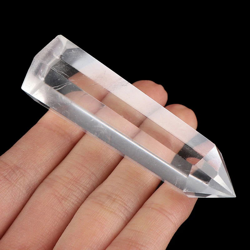 1Pc Clear Quartz Crystal Point Natural Wand Specimen Reiki Healing Stone - forbiddengemstones.com