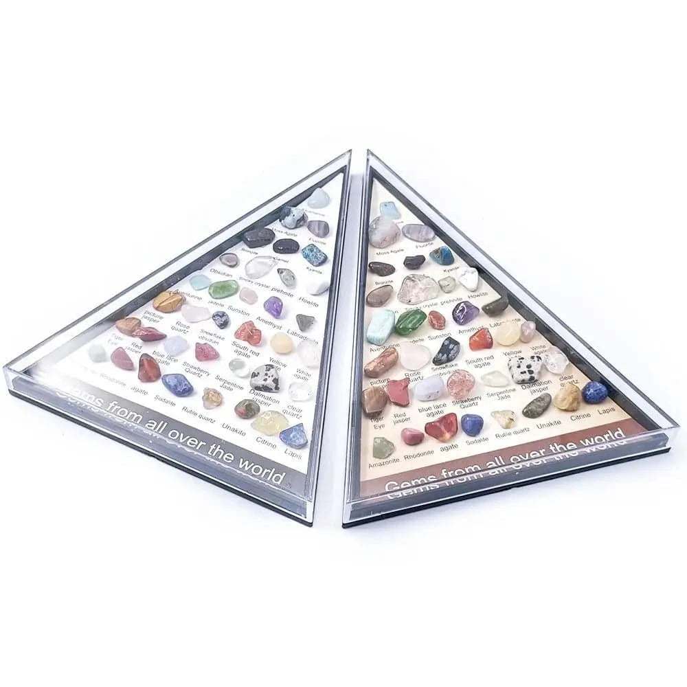 36Pcs/Box Mineral Specimens Healing Crystal Gems From All Over The World Quartz Samples Raw Gemstones Collectible Stone Decor - forbiddengemstones.com