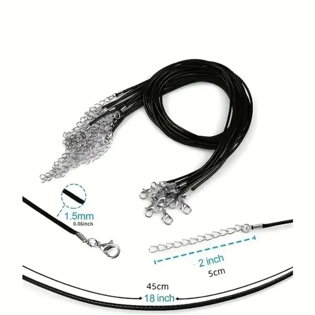 40PCS/30PCS Hexagonal Chakra Synthetic Crystal Pendant , Pointed Quartz Stone With Leather Necklace Chain Storage Bag - forbiddengemstones.com