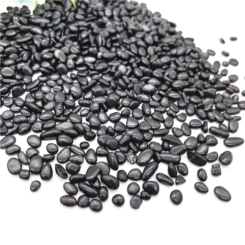 50g Natural Black Shungite Gravel Stone Crystal Quartz Chakras Healing Crystals Lucky Gemstone Mineral Home Ornaments Decoration - forbiddengemstones.com