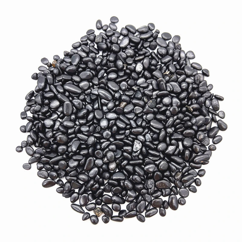 50g Natural Black Shungite Gravel Stone Crystal Quartz Chakras Healing Crystals Lucky Gemstone Mineral Home Ornaments Decoration - forbiddengemstones.com