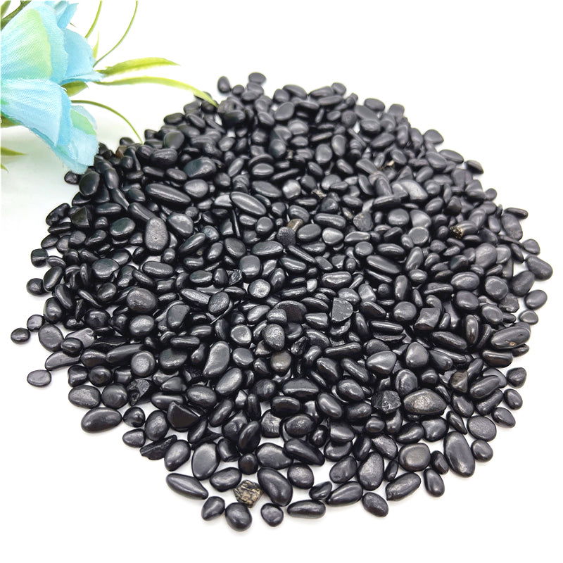 50g Natural Black Shungite Gravel Stone Crystal Quartz Chakras Healing Crystals Lucky Gemstone Mineral Home Ornaments Decoration - forbiddengemstones.com