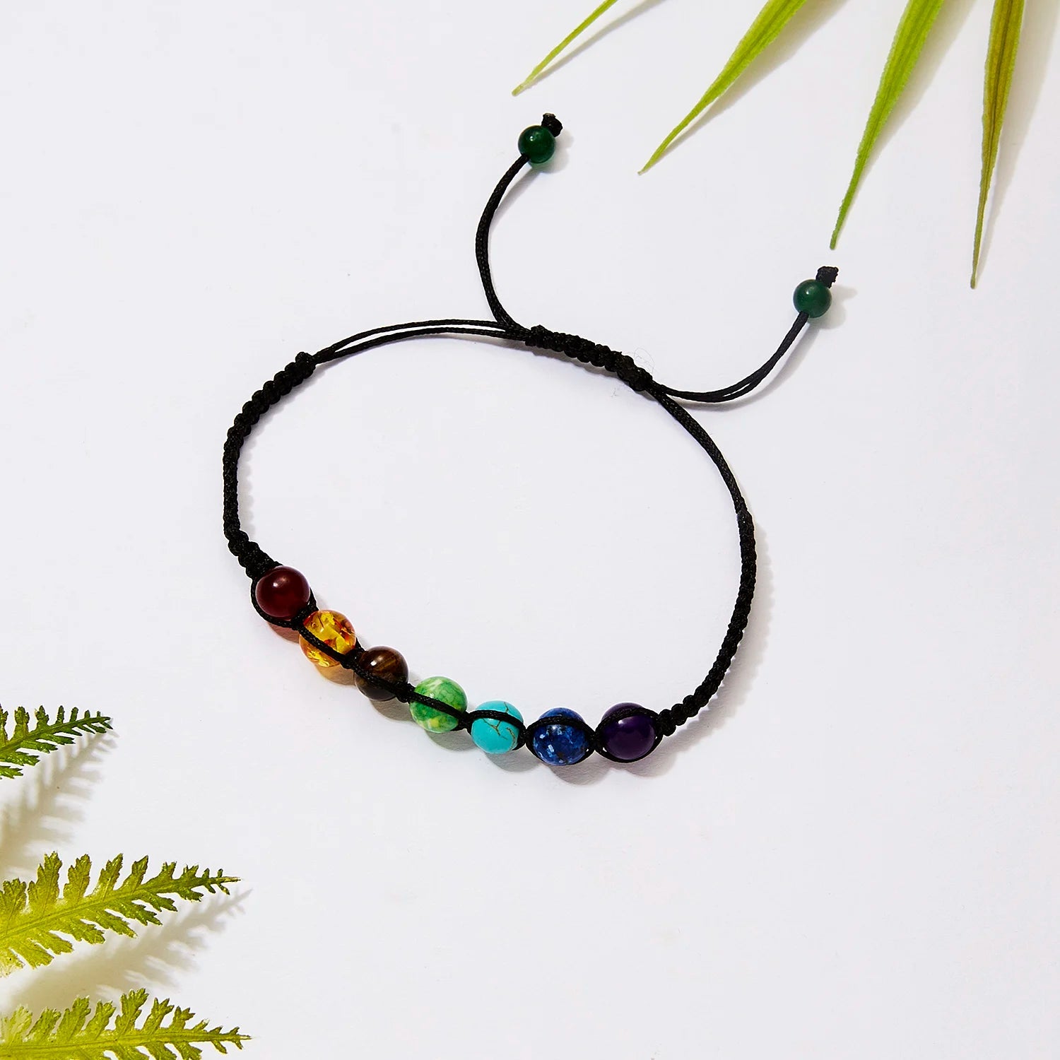 7 Chakra Reiki Healing Stone Bracelet For Women Men Yoga Meditation Jewelry Handmade Woven Natural Crystal Beads Bracelet Bangle - forbiddengemstones.com