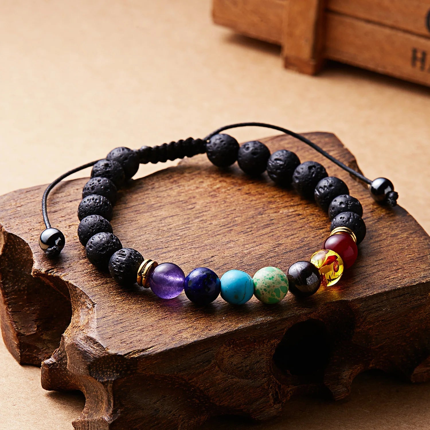 7 Chakra Reiki Healing Stone Bracelet For Women Men Yoga Meditation Jewelry Handmade Woven Natural Crystal Beads Bracelet Bangle - forbiddengemstones.com
