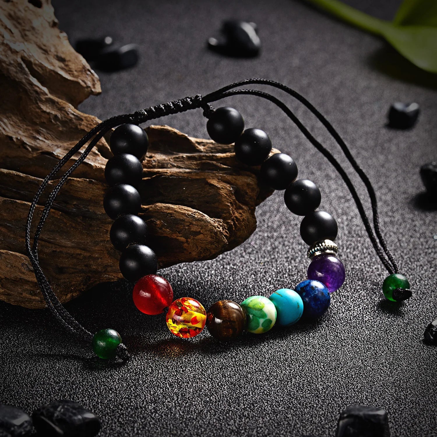 7 Chakra Reiki Healing Stone Bracelet For Women Men Yoga Meditation Jewelry Handmade Woven Natural Crystal Beads Bracelet Bangle - forbiddengemstones.com
