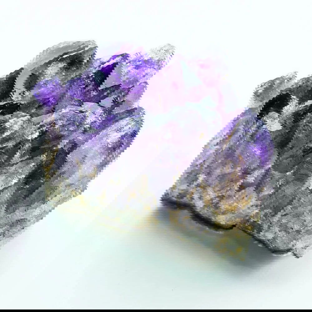 Amethyst Cluster Geode Natural Irregular Purple Quartz Stone Point Wand Energy Healing Mineral Crystal Rock Specimen Room Decor - forbiddengemstones.com