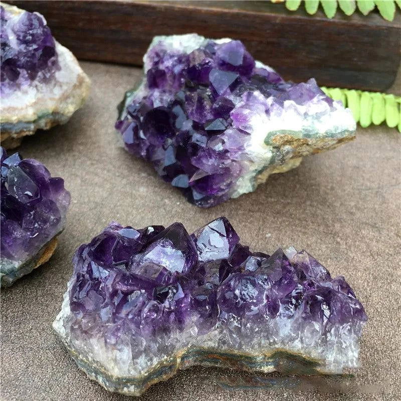 Amethyst Cluster Geode Natural Irregular Purple Quartz Stone Point Wand Energy Healing Mineral Crystal Rock Specimen Room Decor - forbiddengemstones.com