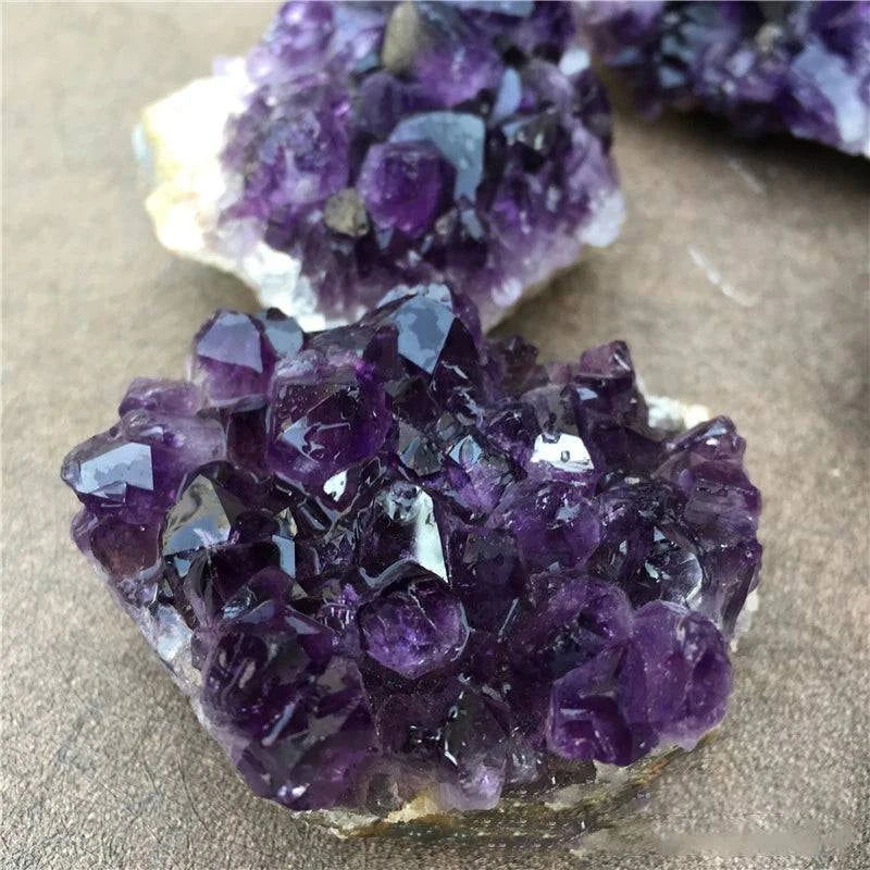 Amethyst Cluster Geode Natural Irregular Purple Quartz Stone Point Wand Energy Healing Mineral Crystal Rock Specimen Room Decor - forbiddengemstones.com