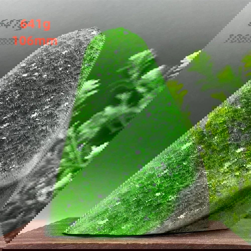 Brazilian High Quality Green Crystal Geode Mineral Raw Stone Crystal Cluster Reiki Healing Meditation Wealth Home Decor Gift - forbiddengemstones.com