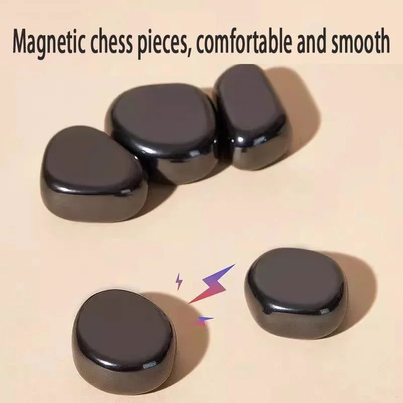 Home Decoration Crystal Stones Polished Black Lodestone Magnetite Palm Stone Magnetic Minerals Healing Body Field Balance Energy - forbiddengemstones.com