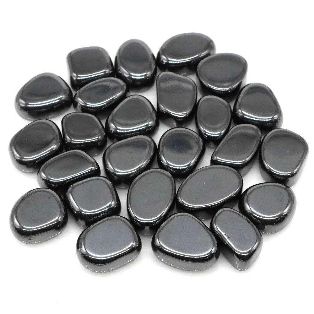 Home Decoration Crystal Stones Polished Black Lodestone Magnetite Palm Stone Magnetic Minerals Healing Body Field Balance Energy - forbiddengemstones.com