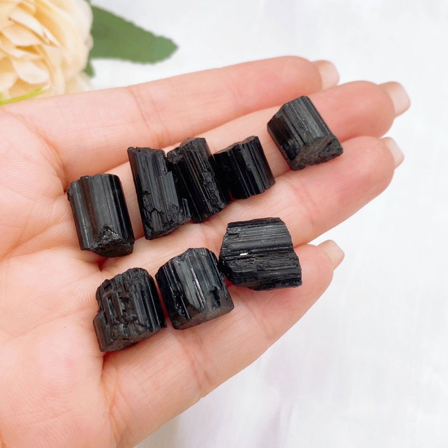 Natural Black Tourmaline Gravel Mineral Specimen Crystal Gem Rough Stone Craft Healing Reiki Home Decoration DIY Gift - forbiddengemstones.com