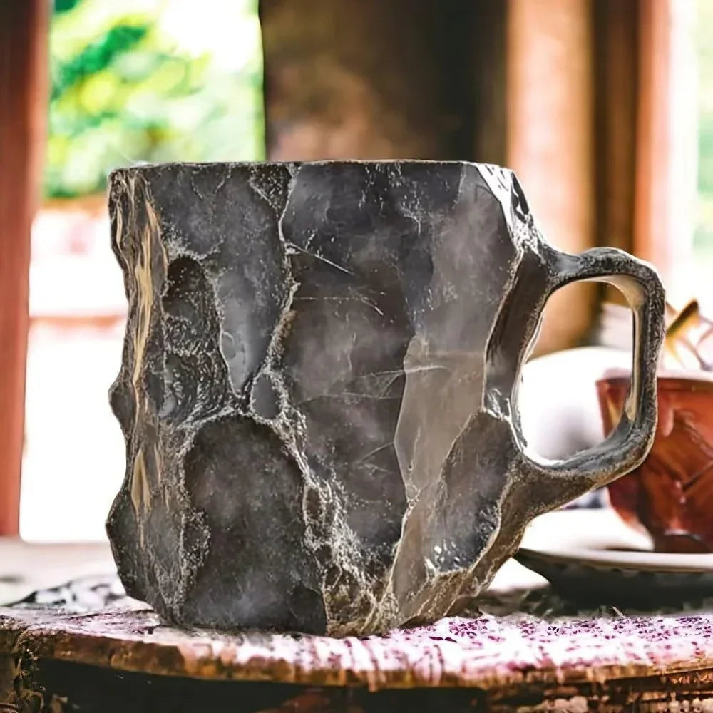 400ml Decorative Crystal Coffee Mugs - Unique Ceramic Drinkware for Milk, Tea, and Hot Chocolate