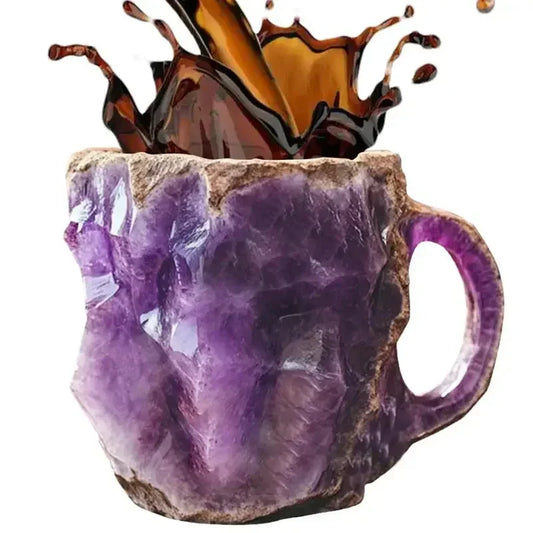 400ml Decorative Crystal Coffee Mugs - Unique Ceramic Drinkware for Milk, Tea, and Hot Chocolate