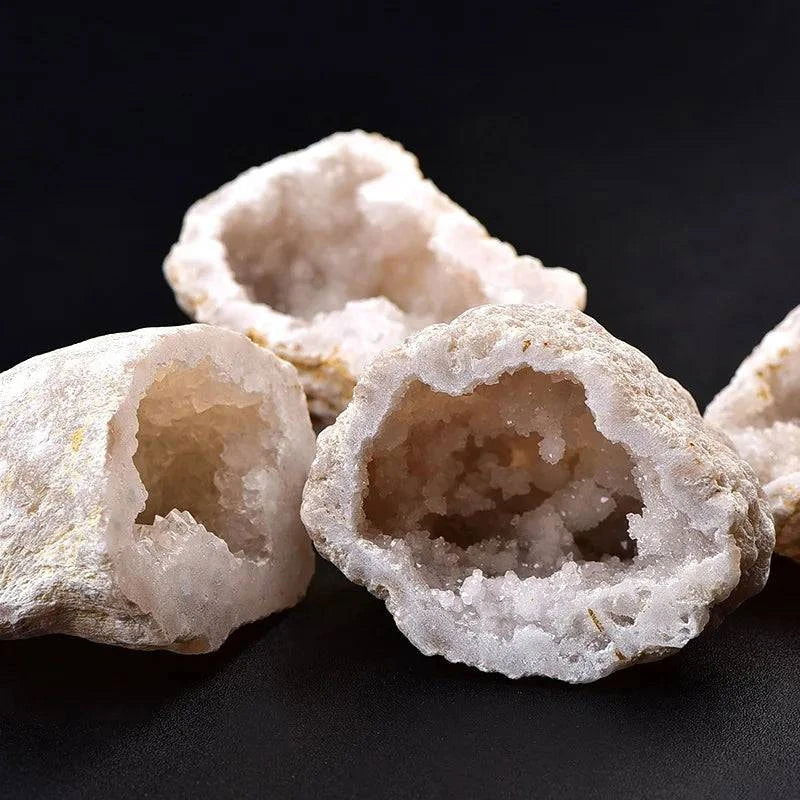 Unopened Natural Agate Geode Raw Crystal Mineral Energy Healing Crystals Lucky Stone Cluster Cave Collection Specimen - forbiddengemstones.com
