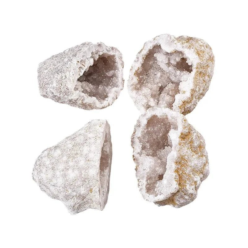 Unopened Natural Agate Geode Raw Crystal Mineral Energy Healing Crystals Lucky Stone Cluster Cave Collection Specimen - forbiddengemstones.com