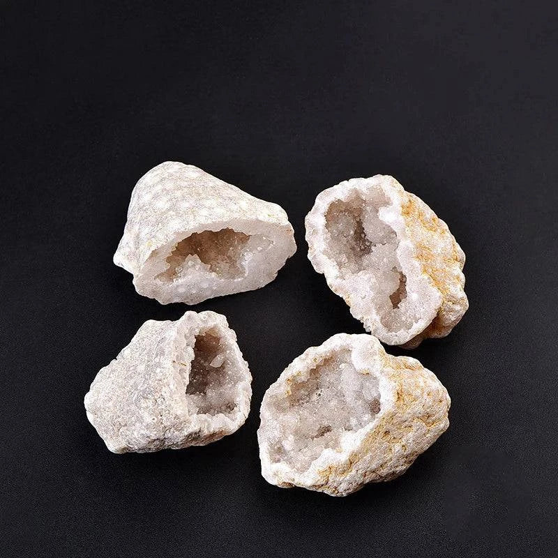 Unopened Natural Agate Geode Raw Crystal Mineral Energy Healing Crystals Lucky Stone Cluster Cave Collection Specimen - forbiddengemstones.com