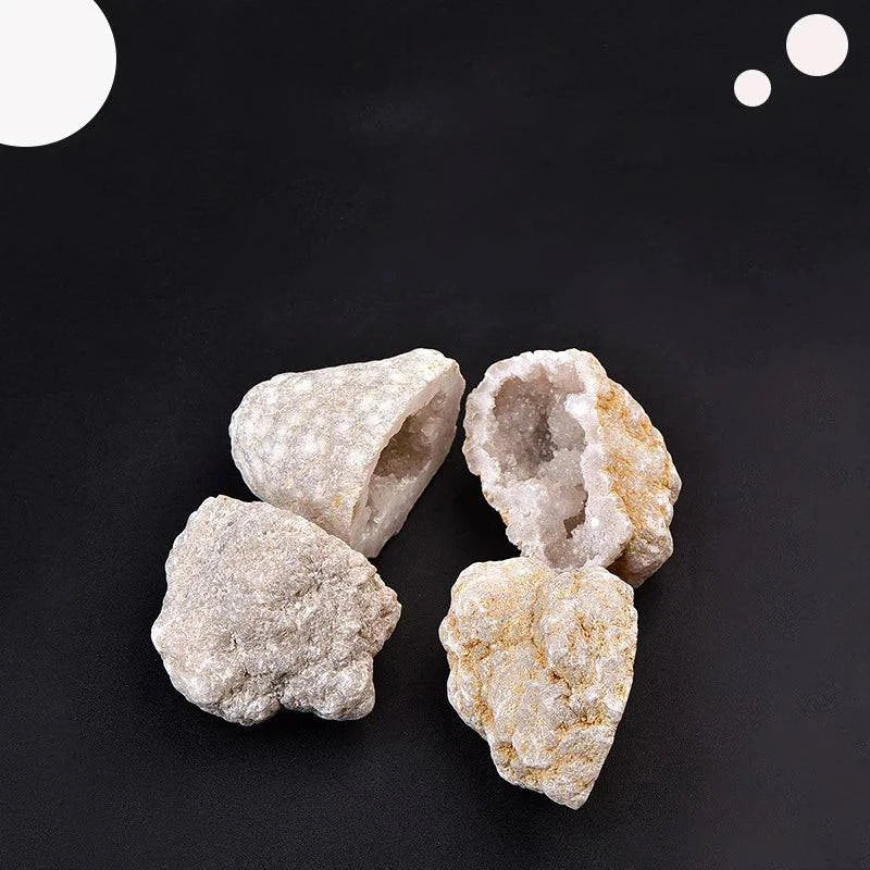 Unopened Natural Agate Geode Raw Crystal Mineral Energy Healing Crystals Lucky Stone Cluster Cave Collection Specimen - forbiddengemstones.com