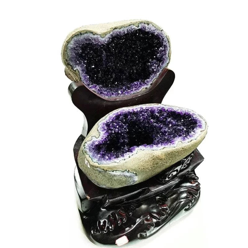 Wholesale  Natural large amethyst cave Hotel decoration Uruguay Amethyst cornucopia Amethyst Geode  store geomancy - forbiddengemstones.com
