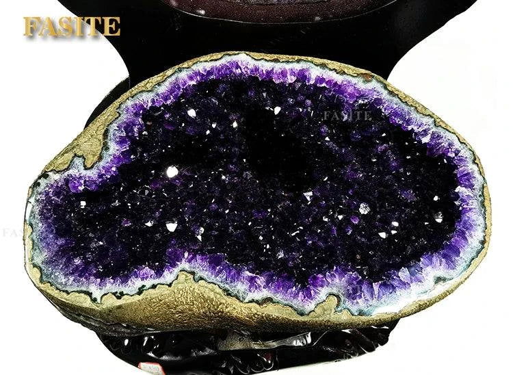 Wholesale  Natural large amethyst cave Hotel decoration Uruguay Amethyst cornucopia Amethyst Geode  store geomancy - forbiddengemstones.com