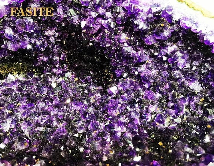 Wholesale  Natural large amethyst cave Hotel decoration Uruguay Amethyst cornucopia Amethyst Geode  store geomancy - forbiddengemstones.com
